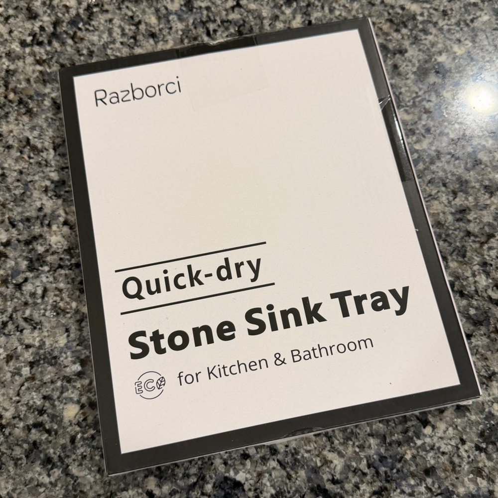 Quick-dry Stone Sink Tray